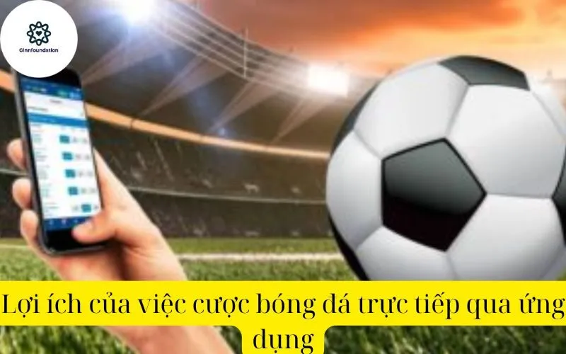 Lợi ích của việc cược bóng đá trực tiếp qua ứng dụng