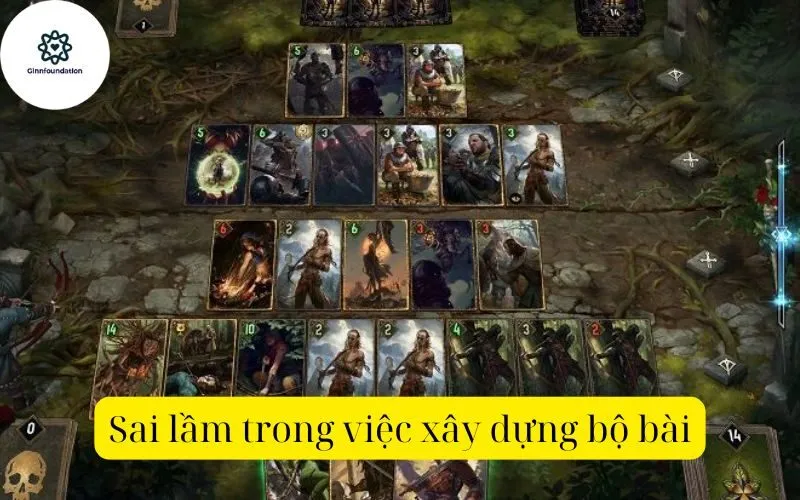 Sai lầm trong việc xây dựng bộ bài