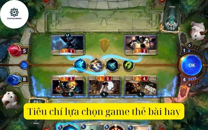 Tiêu chí lựa chọn game thẻ bài hay