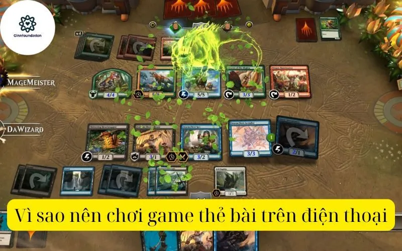 Vì sao nên chơi game thẻ bài trên điện thoại