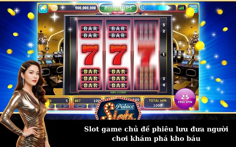 Slot game chủ đề phiêu lưu đưa người chơi khám phá kho báu